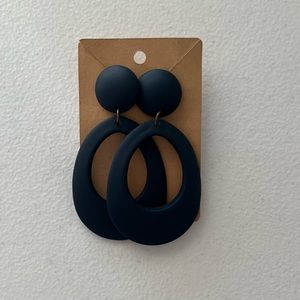 Navy blue earrings